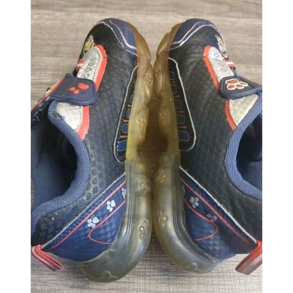 Nickelodeon Paw Patrol Kids Blue Athletic Shoes Light Up Boys Sneakers Size 12 - Picture 6 of 12